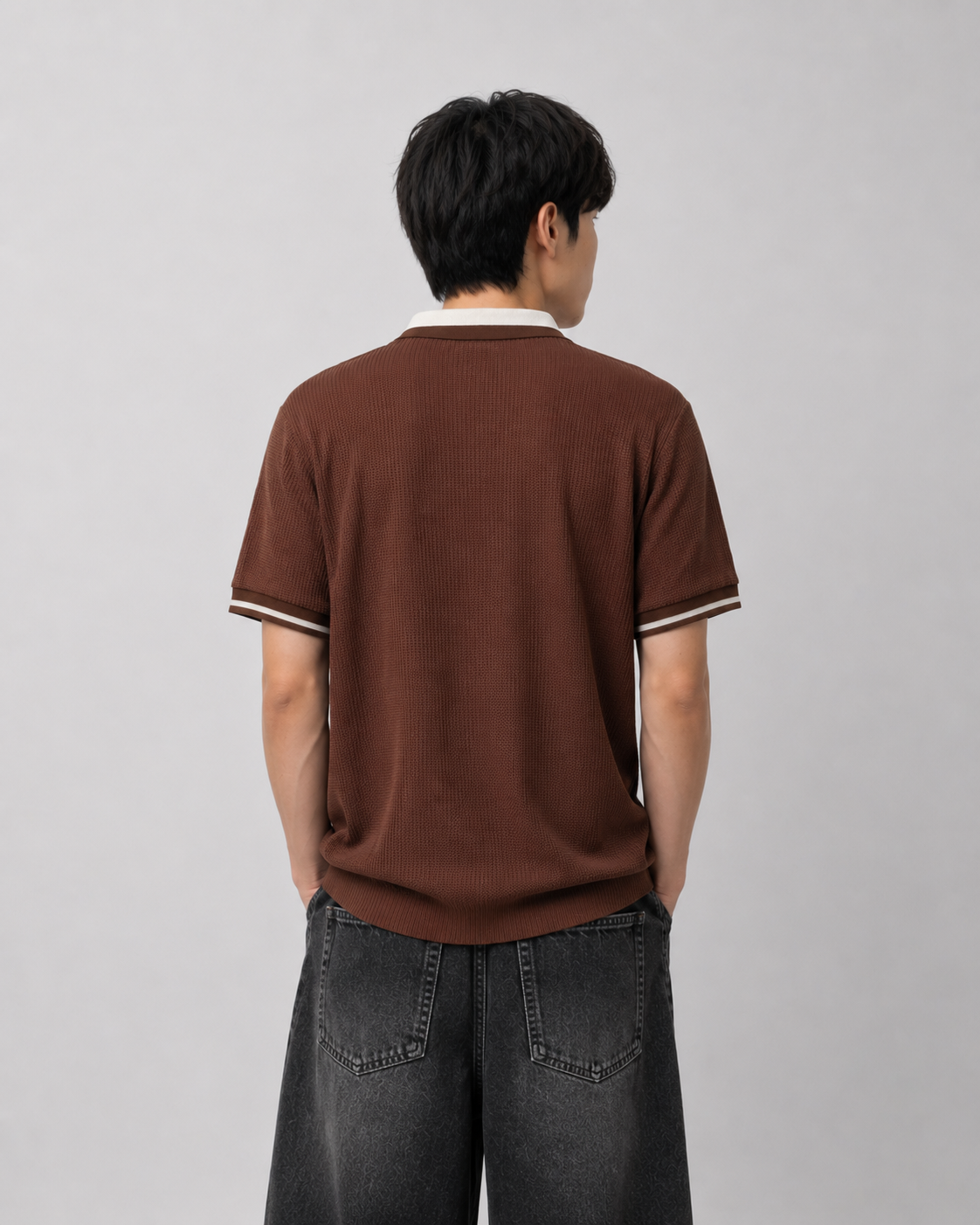 Men's Polo T shirt Knit Design β¨