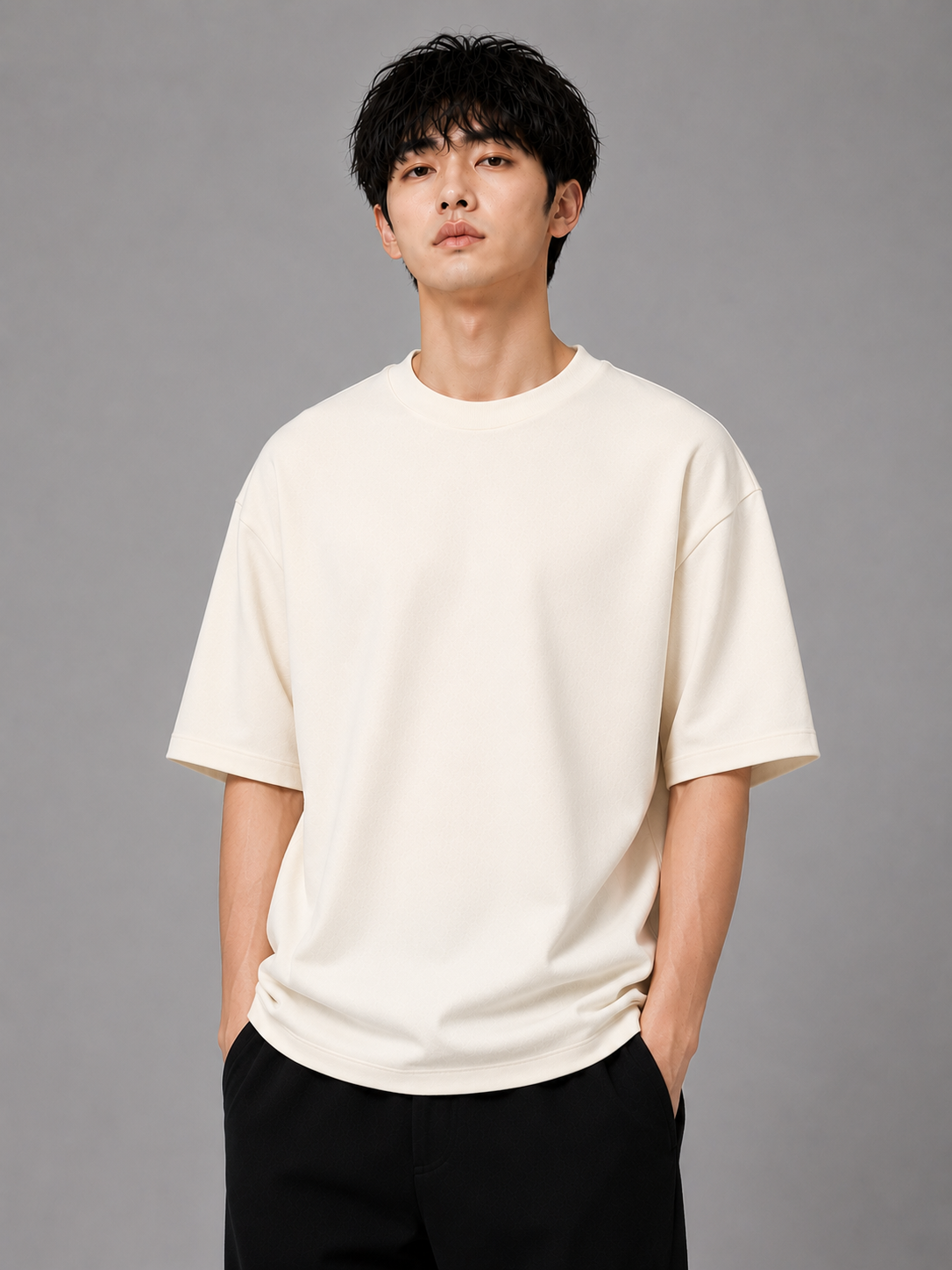 Men's Oversized T-Shirt Solid β¨