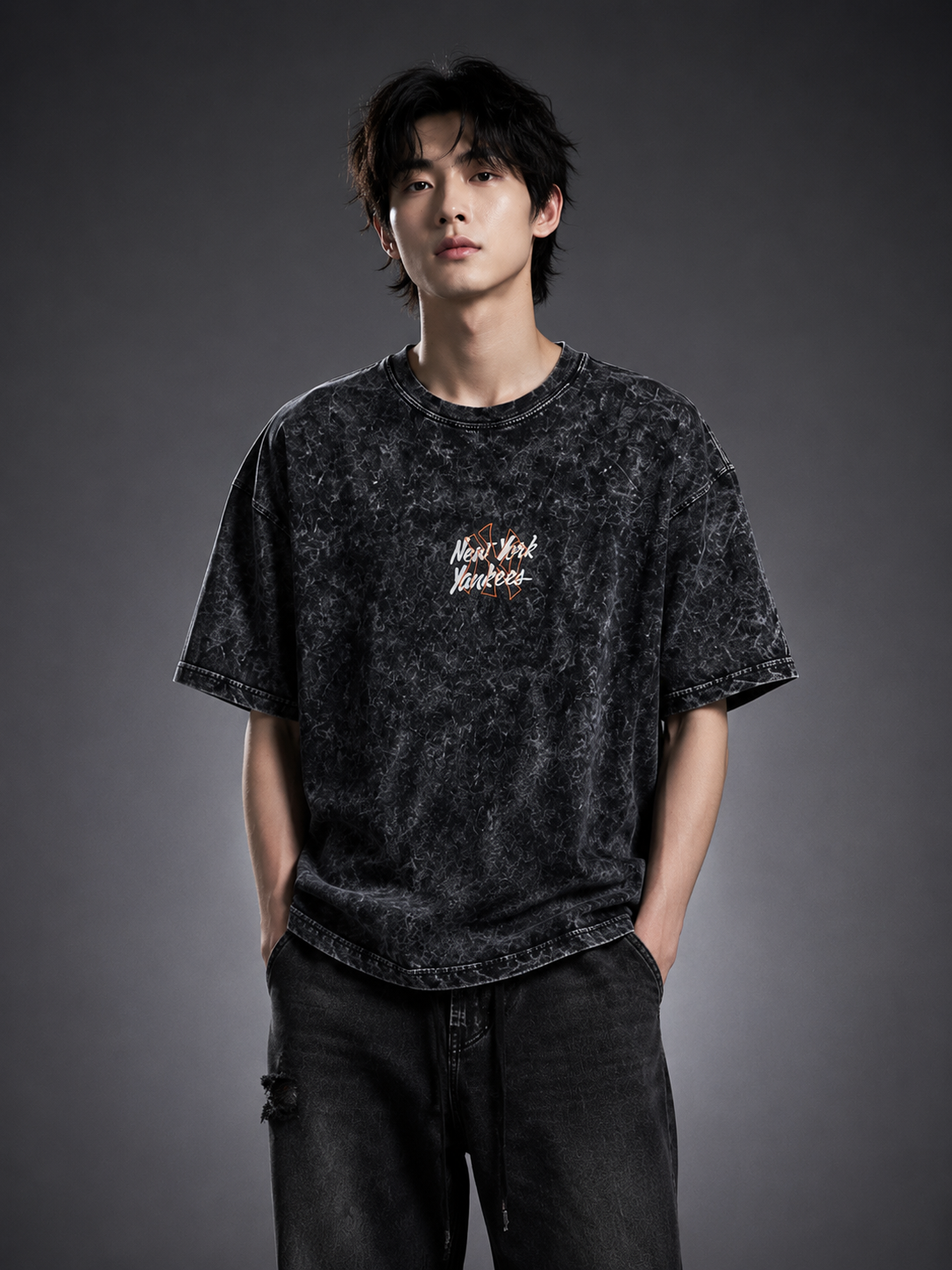 π€ Mens Acid Oversized Tee