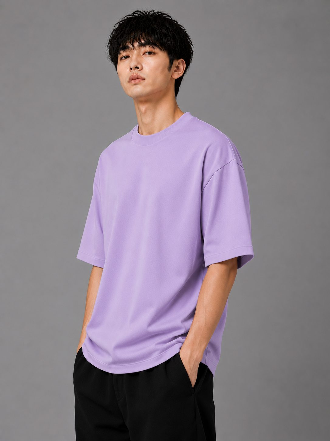 Men's Oversized T-Shirt Solid β¨