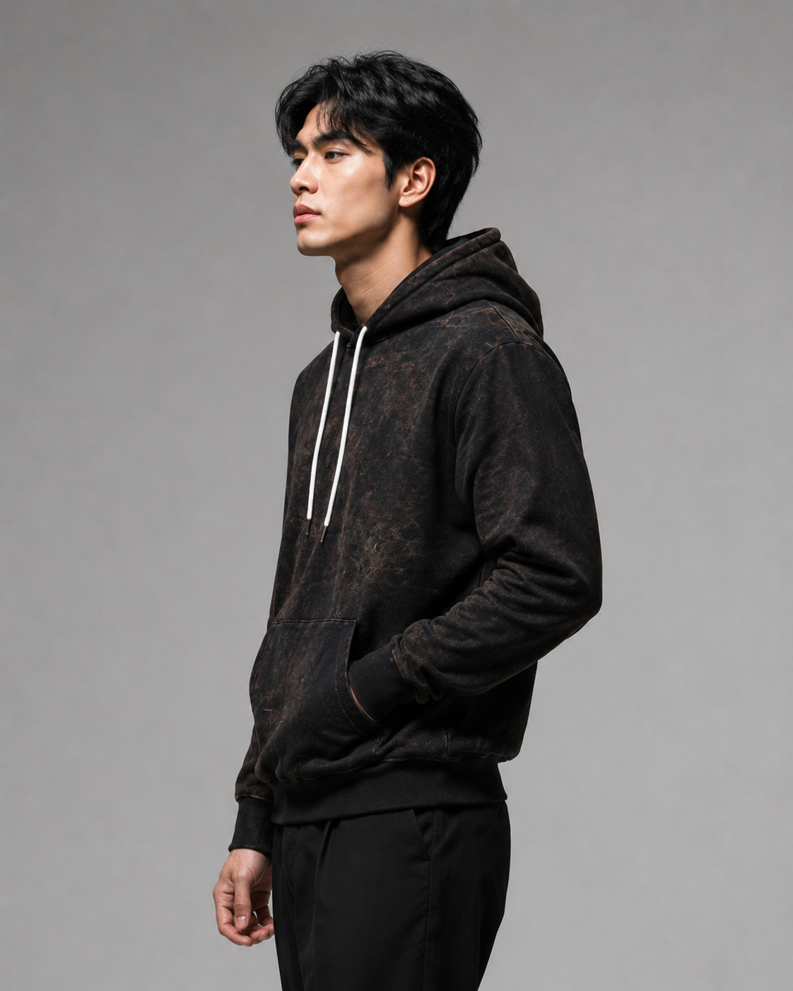 π€ Midnight Men's Oversized Hoodie