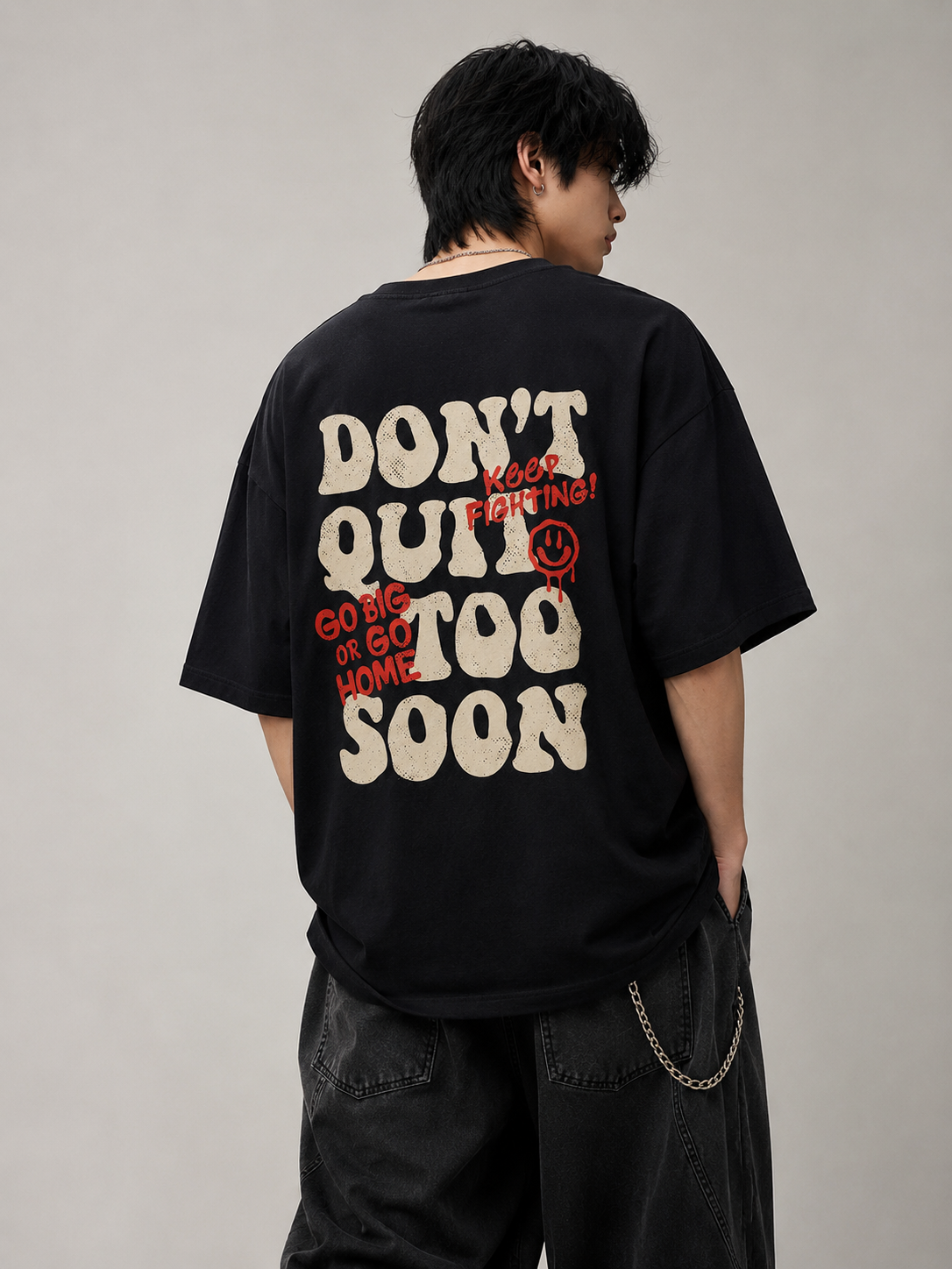 🌲 Men's Oversized T-Shirt Print