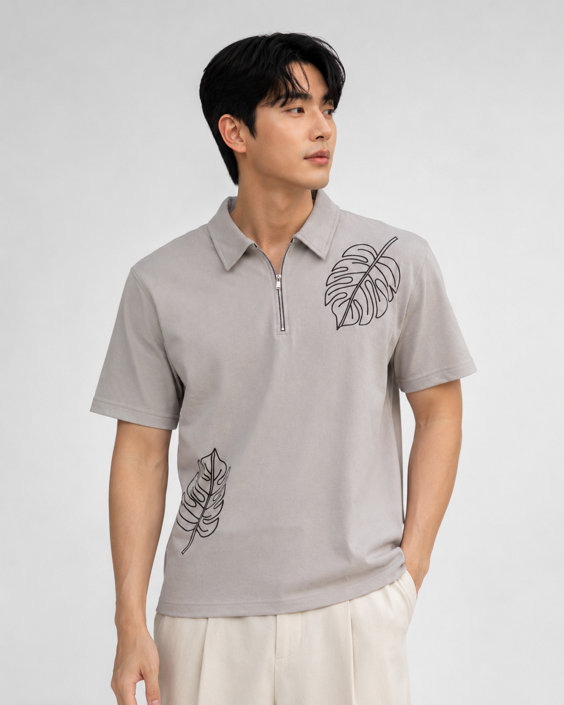Aura Zip Polo Men ✌️