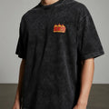 Men's Drop Shoulder Optic Wash T-Shirt – Black☄️