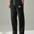 MENS TRACK PANT BAGGY FIT BLACK