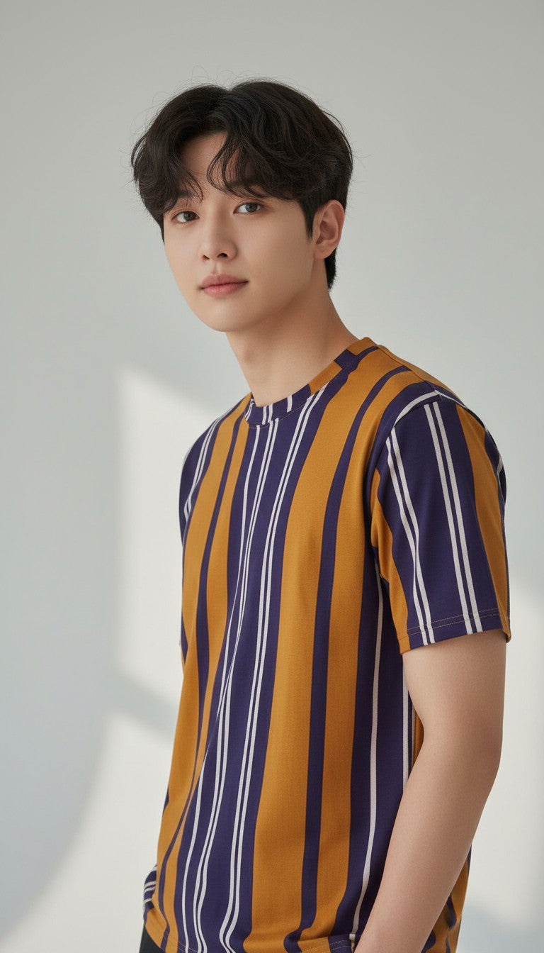 🔥 Streetline Stripe Round Neck
