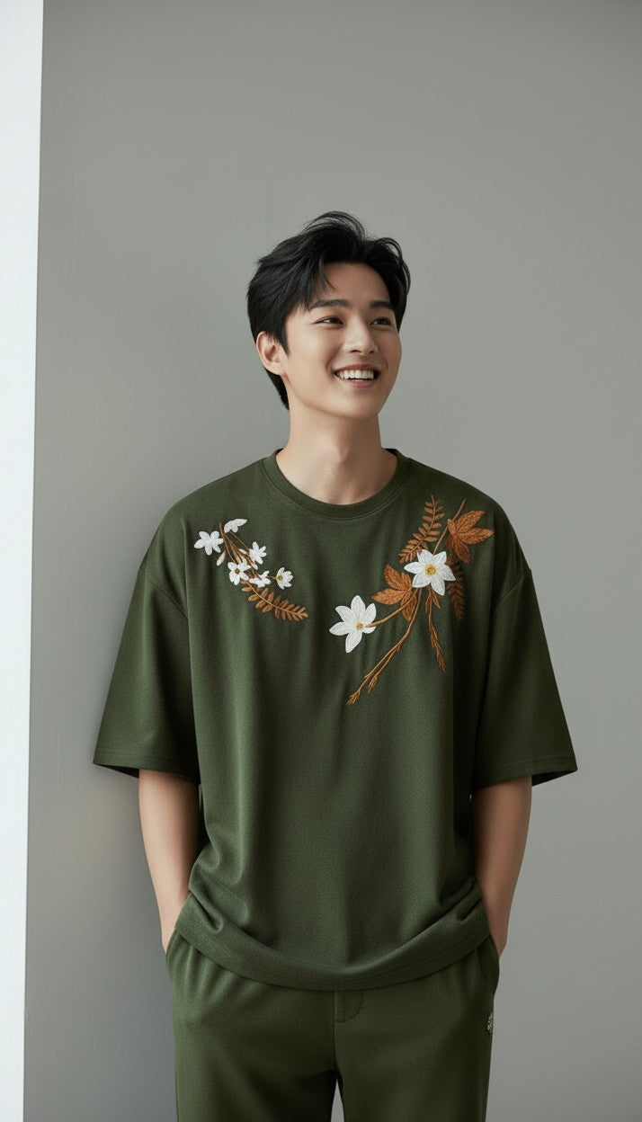 👕 Premium Front Embroidery  T-Shirt
