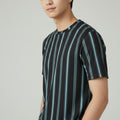 MENS TSHIRT ROUND NECK VERTICAL STRIPED ⚡️