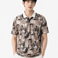 🔥 Men's Printed Polo Collar Print