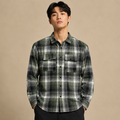 🧥 Men's Check Shirt Green
