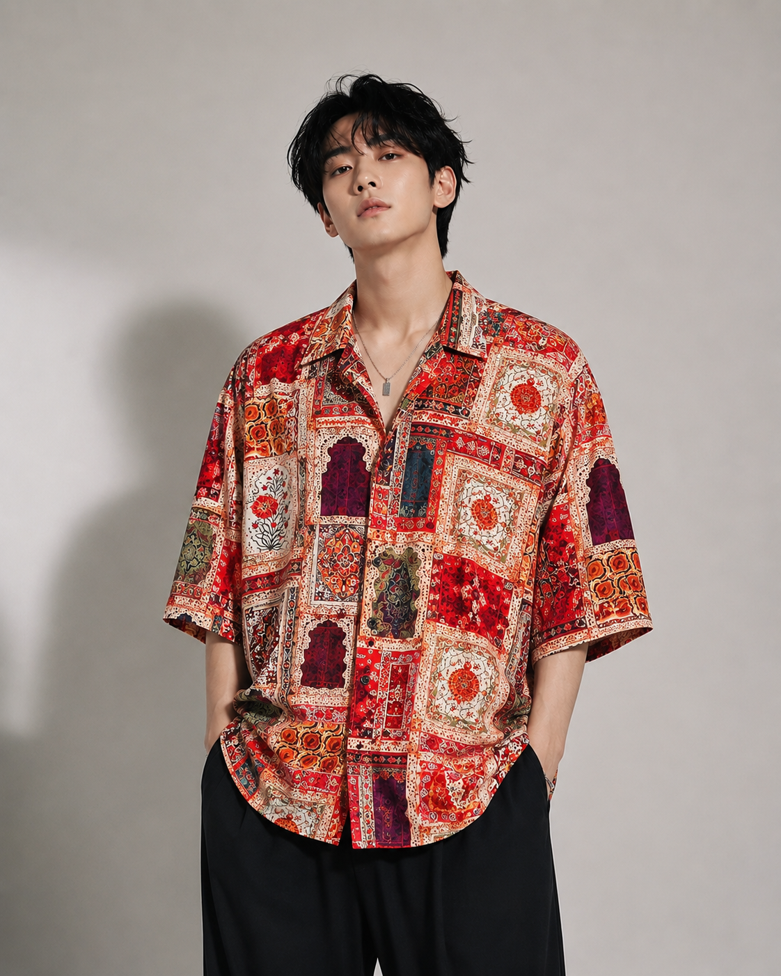Vintage Men's Linen Shirt 👑
