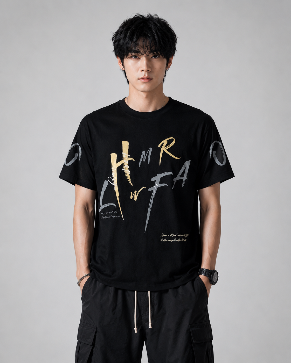 Men's R neck Tshirt ✨Print