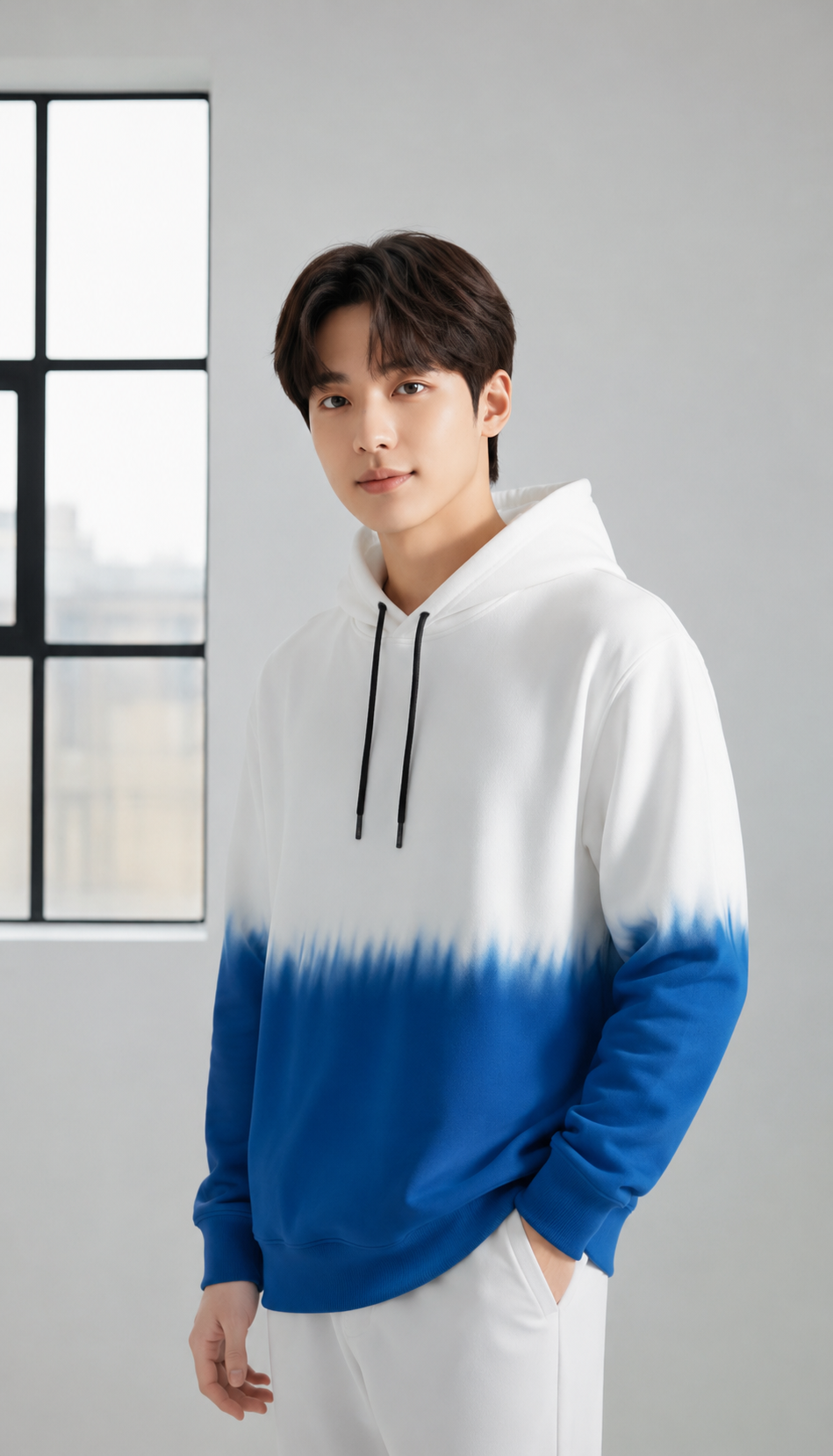 🌊 Dip & Dye Hoodie – Men's